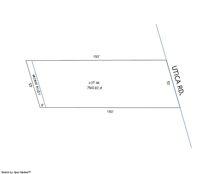 0 Utica, Fraser, MI for sale - Floor Plan - Image 2 of 3