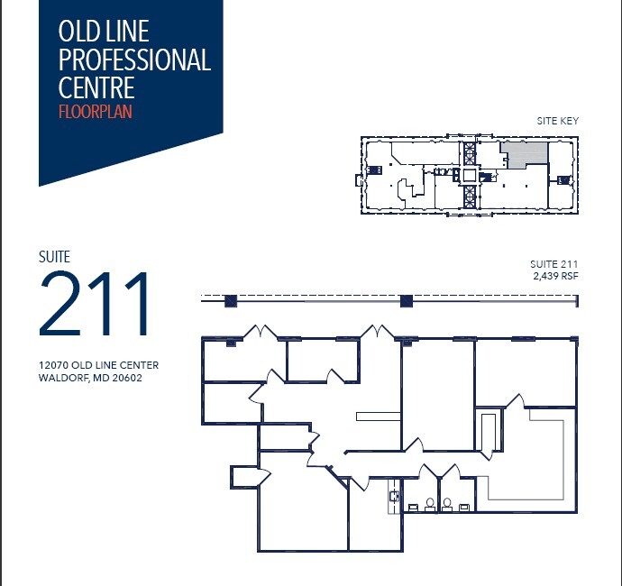 12070 Old Line Ctr, Waldorf, MD for lease Floor Plan- Image 1 of 1