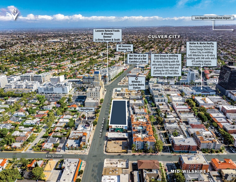 623-665 S La Brea, Los Angeles, CA for sale - Aerial - Image 2 of 10