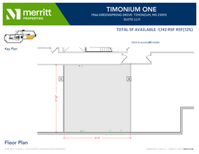 1966 Greenspring Dr, Timonium, MD for lease Floor Plan- Image 1 of 1