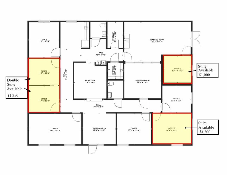 561 Fieldcrest Dr, The Villages, FL for lease - Floor Plan - Image 2 of 13