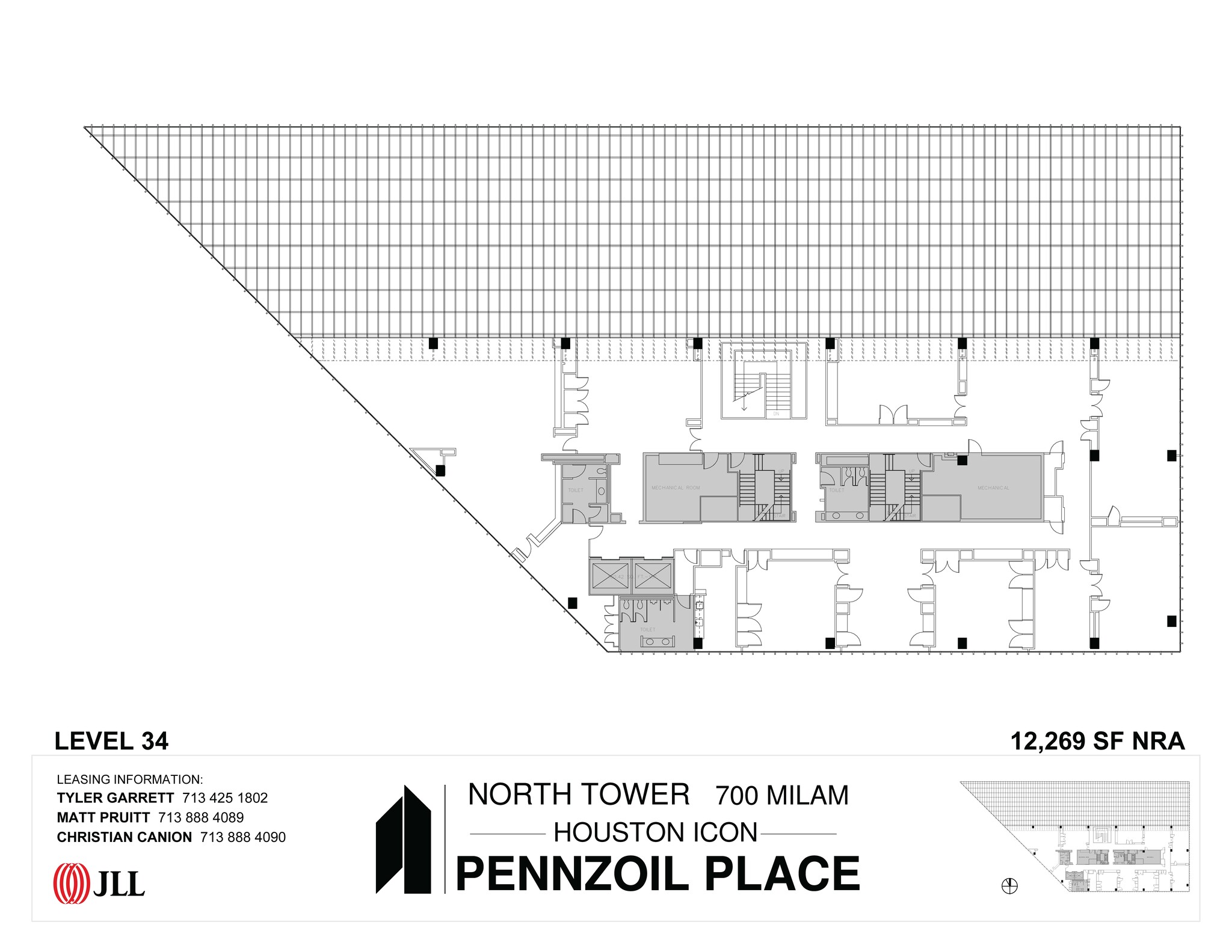 700 Milam St, Houston, TX for lease Floor Plan- Image 1 of 1