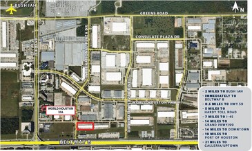 Beltway 8 @ JFK Blvd, Houston, TX for lease Aerial- Image 1 of 3