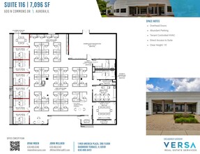 550 N Commons Dr, Aurora, IL for lease Floor Plan- Image 1 of 2