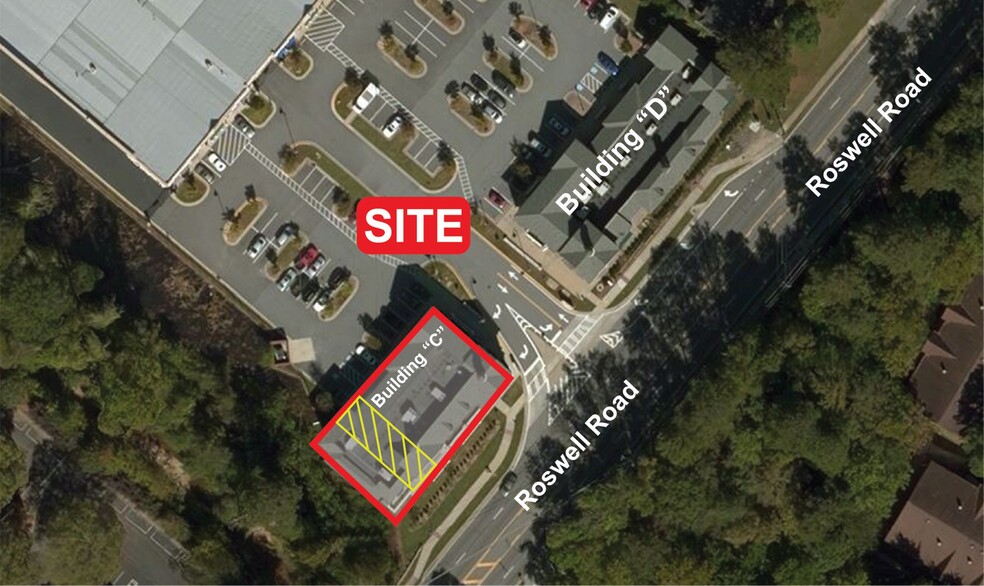 6780 NE Roswell Rd, Atlanta, GA for lease - Aerial - Image 1 of 13