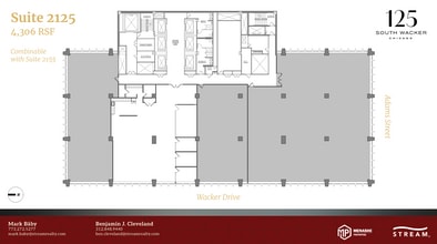 125 S Wacker Dr, Chicago, IL for lease Floor Plan- Image 1 of 1