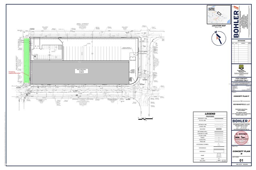 2701 Bridge St, Philadelphia, PA for sale - Site Plan - Image 2 of 2