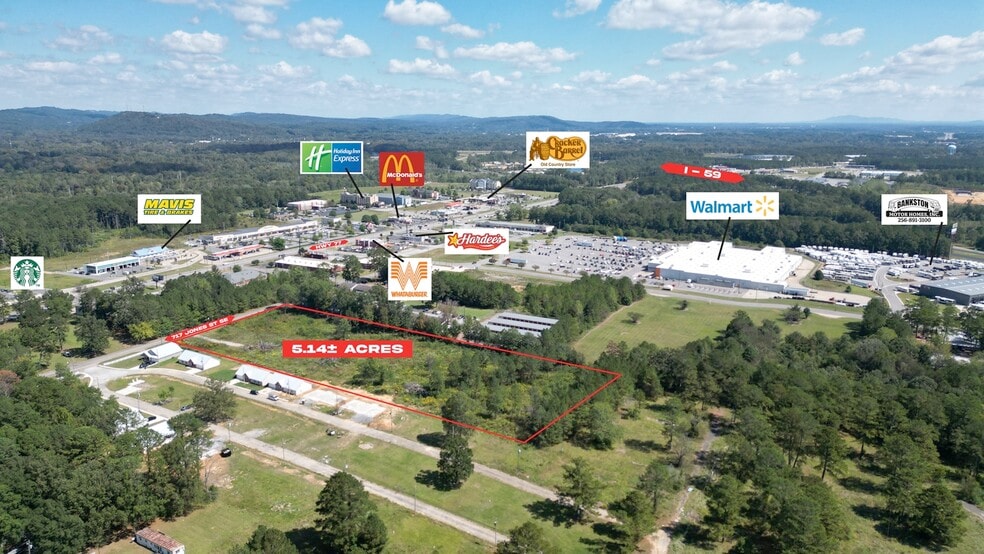 717 Jones St SE, Attalla, AL for sale - Aerial - Image 2 of 6