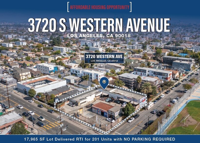3720 S Western Ave, Los Angeles, CA for sale - Primary Photo - Image 1 of 5
