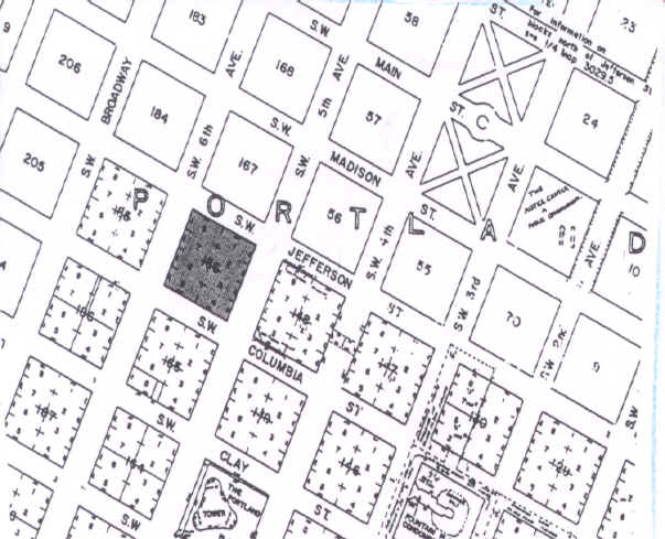 1300 SW Sixth Ave, Portland, OR for lease - Plat Map - Image 2 of 17