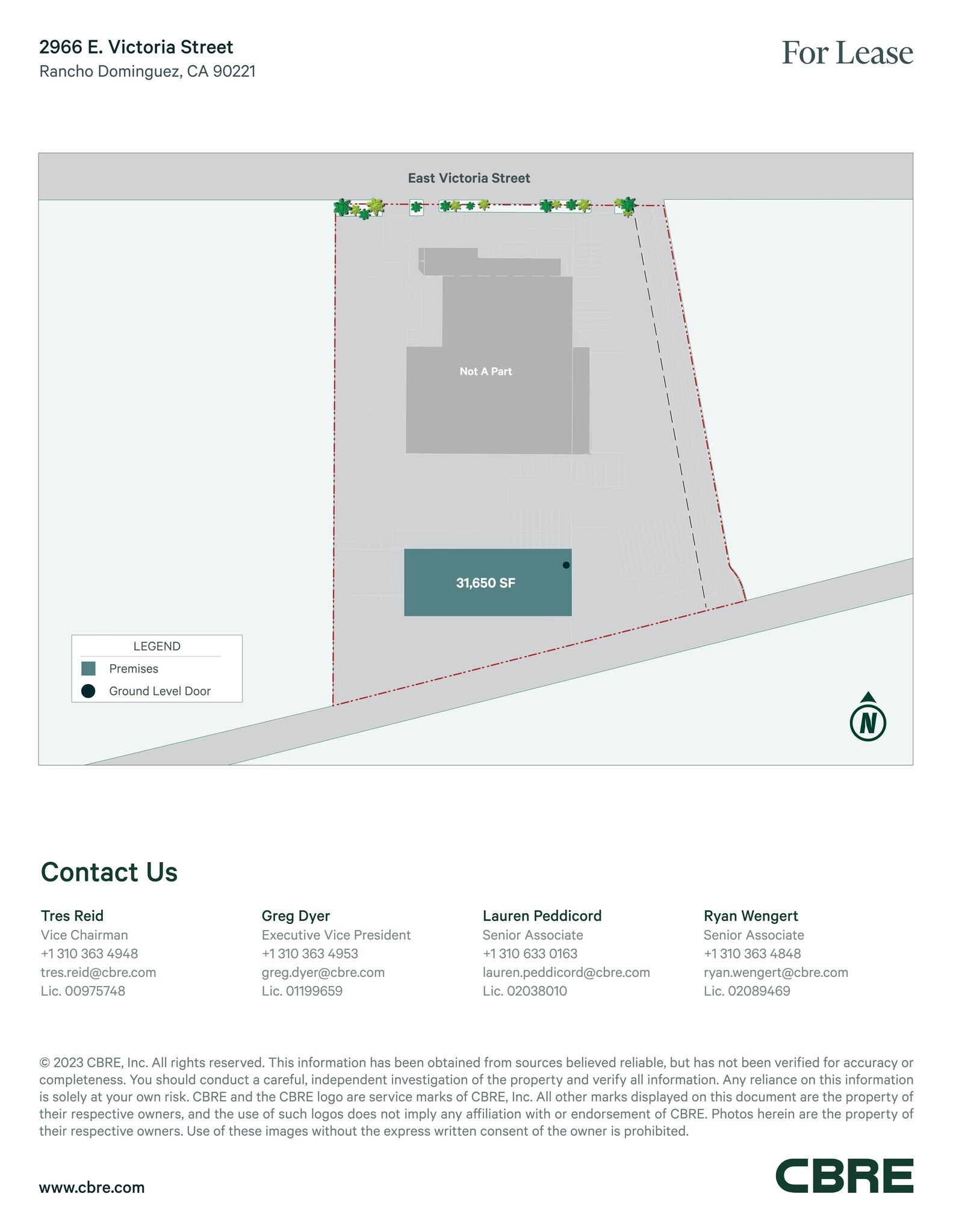 2966 E Victoria St, Compton, CA for lease Site Plan- Image 1 of 2