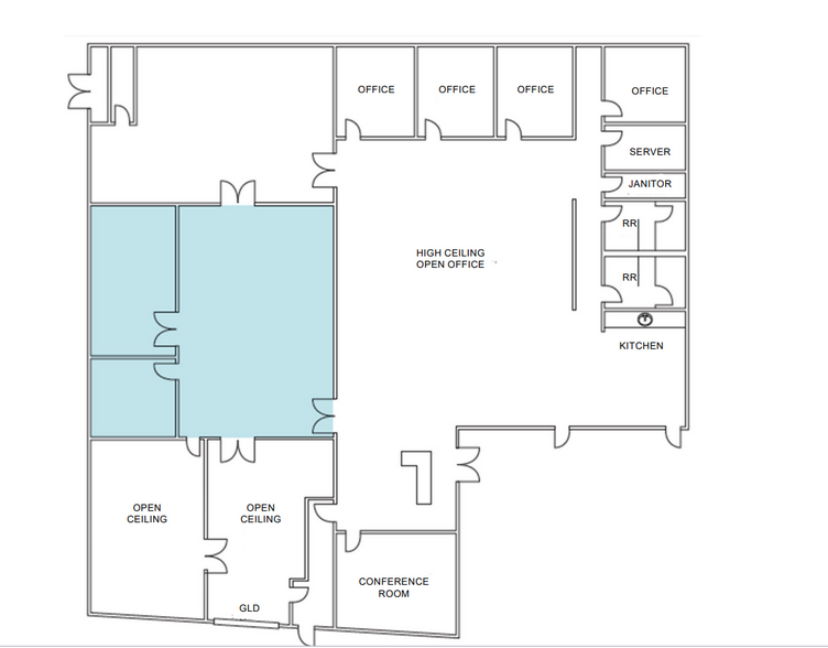 855-857 Maude Ave, Mountain View, CA for lease - Floor Plan - Image 2 of 2