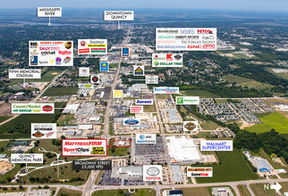 5205 Broadway St, Quincy, IL - aerial  map view