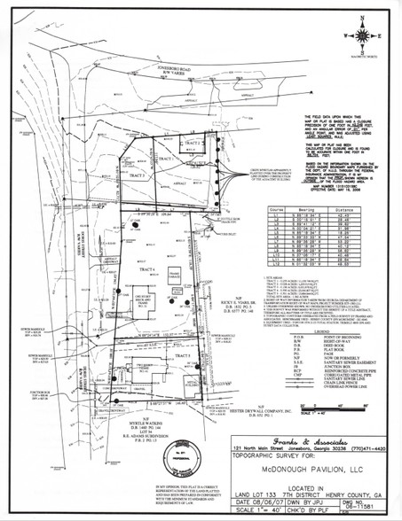 107 Jonesboro Rd, Mcdonough, GA for sale - Plat Map - Image 1 of 8