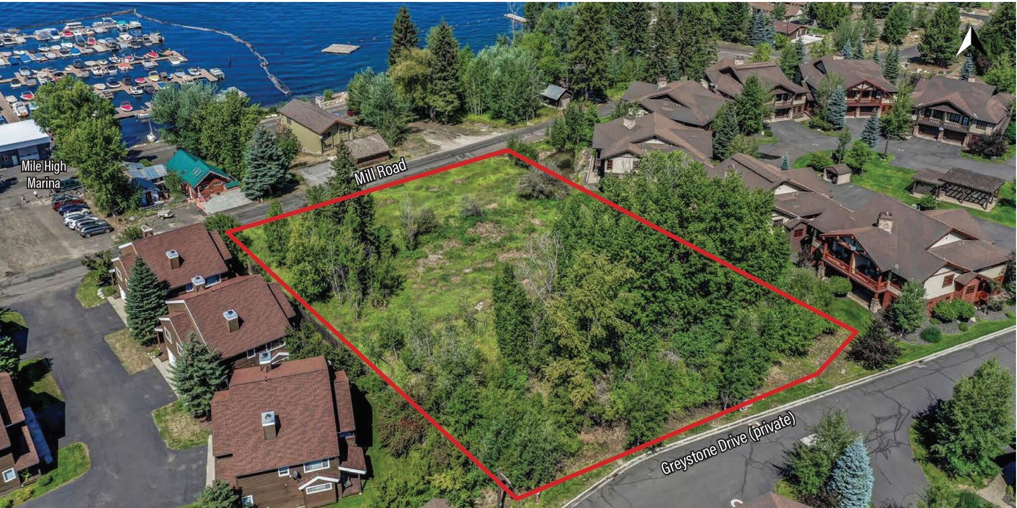 1305 Mill Rd, McCall, ID for sale Aerial- Image 1 of 1