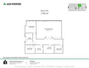 6660 Riverside Dr, Metairie, LA for lease Site Plan- Image 1 of 1