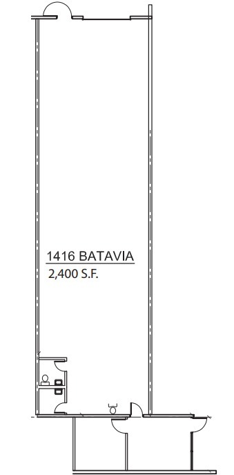 1414-1420 N Batavia St, Orange, CA for lease Floor Plan- Image 1 of 1