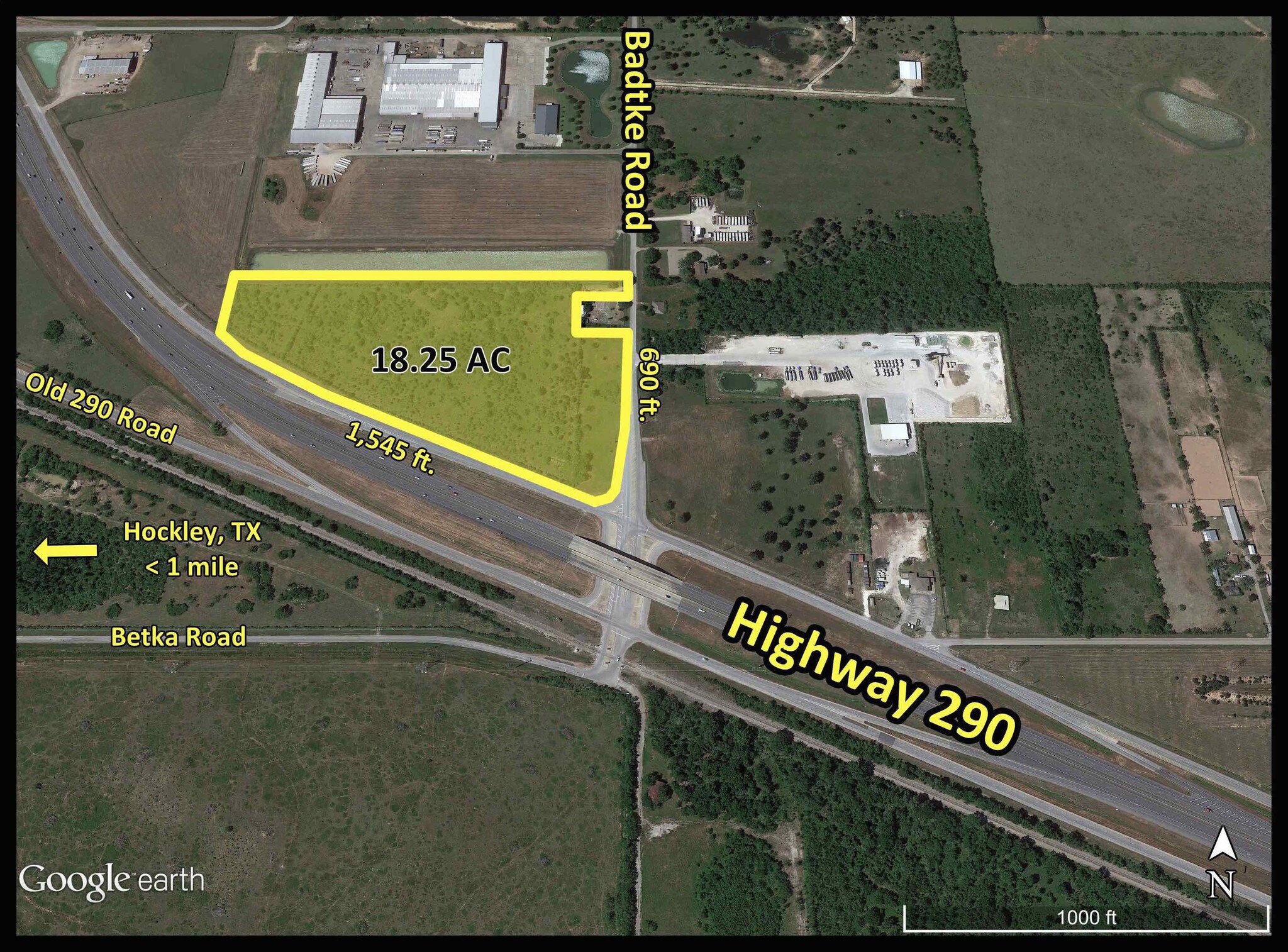 290 Hwy & Badtke Rd, Hockley, TX for sale Building Photo- Image 1 of 1