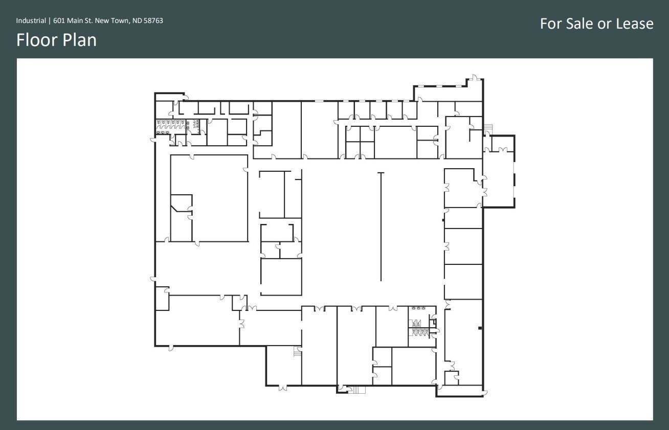 601 Main St, New Town, ND for lease Floor Plan- Image 1 of 1