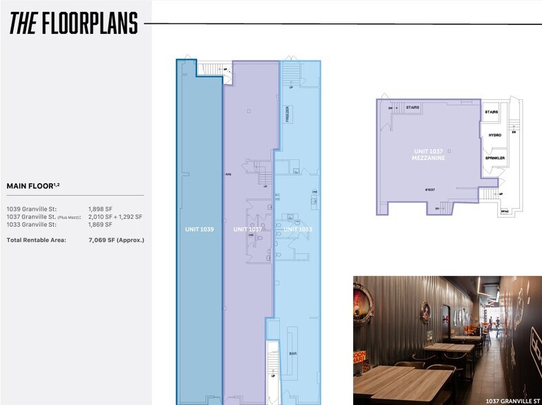 1033 Granville St, Vancouver, BC for sale - Floor Plan - Image 2 of 18