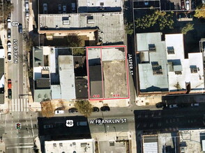 414-418 W Franklin St, Baltimore, MD - aerial  map view