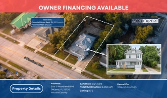 2,452 sqft SFR + Office Building | DeLand, FL - Owner Financed Property