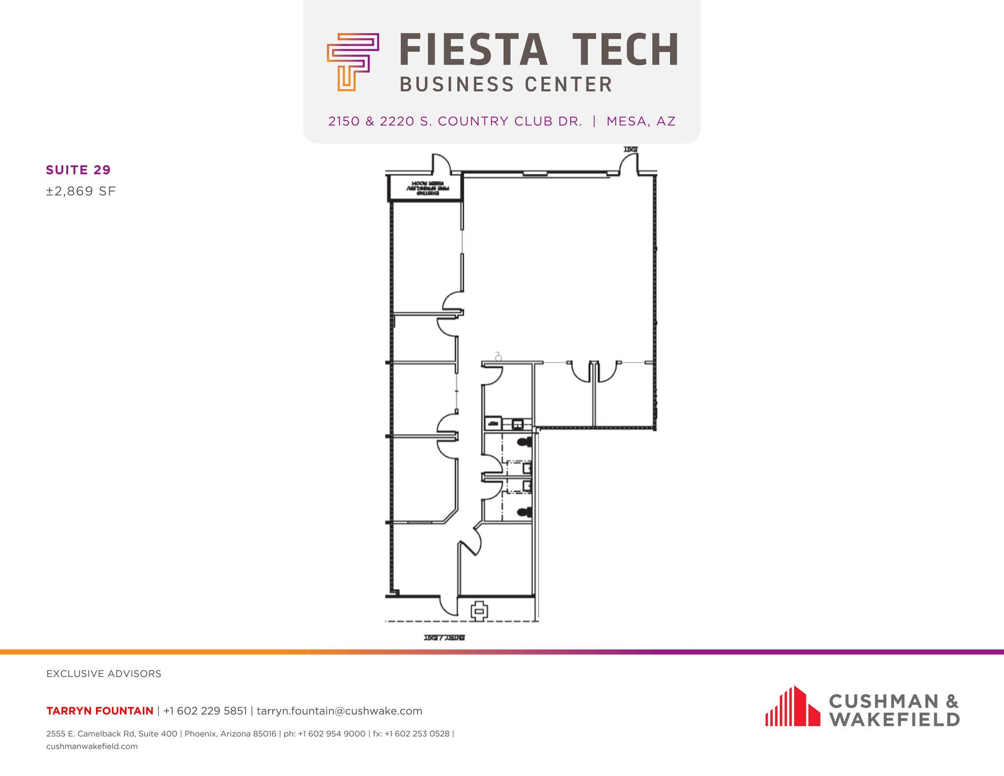 2150 S Country Club Dr, Mesa, AZ for lease Site Plan- Image 1 of 1