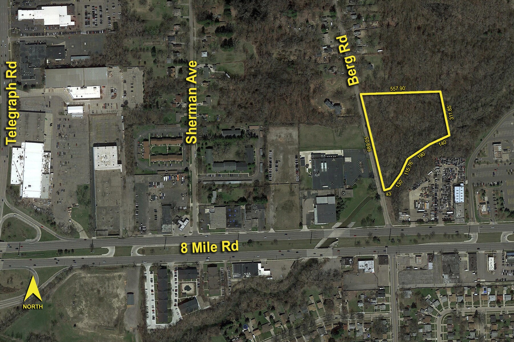 Berg Rd, Southfield, MI for sale Primary Photo- Image 1 of 1