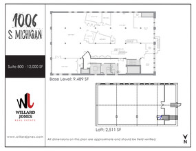 1006 S Michigan Ave, Chicago, IL for lease Floor Plan- Image 1 of 10