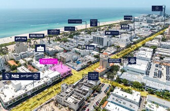 1201-1205 Washington Ave, Miami Beach, FL - AERIAL map view