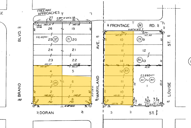 600 N Brand Blvd, Glendale, CA for lease - Plat Map - Image 1 of 52