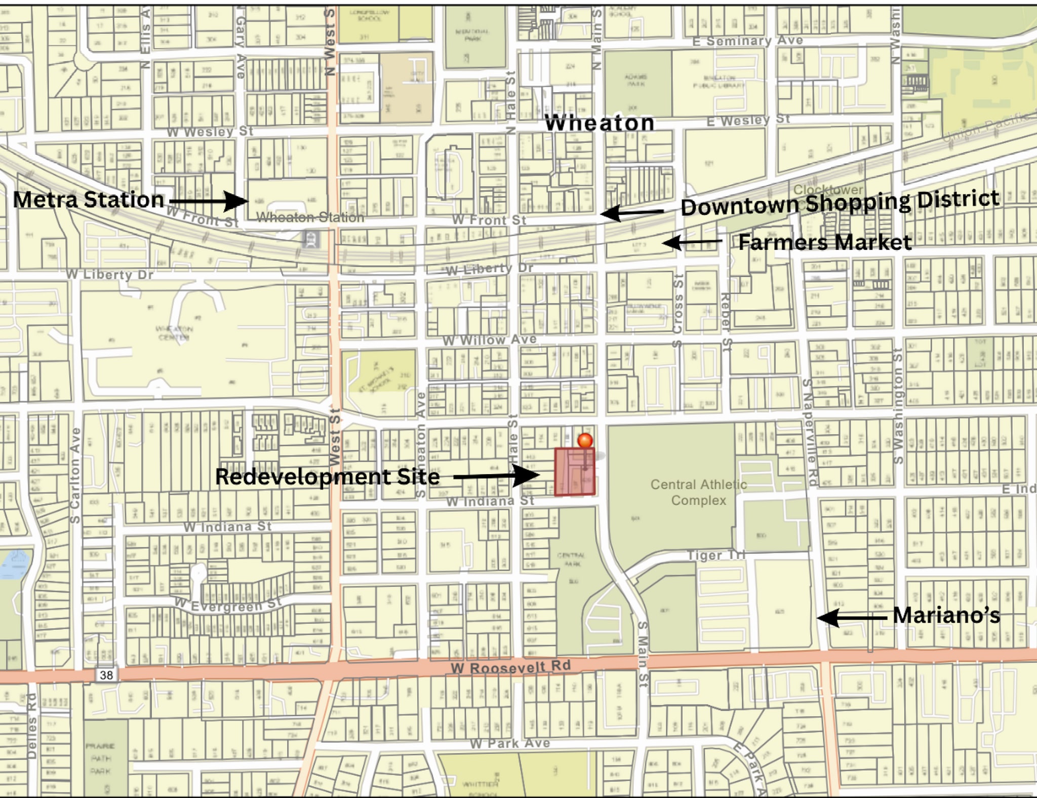 Wheaton IL Redevelopment Site portfolio of 4 properties for sale on LoopNet.com Primary Photo- Image 1 of 2