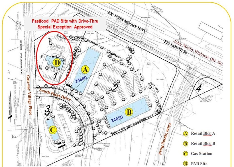 Route 50, South Riding, VA for sale - Site Plan - Image 1 of 1