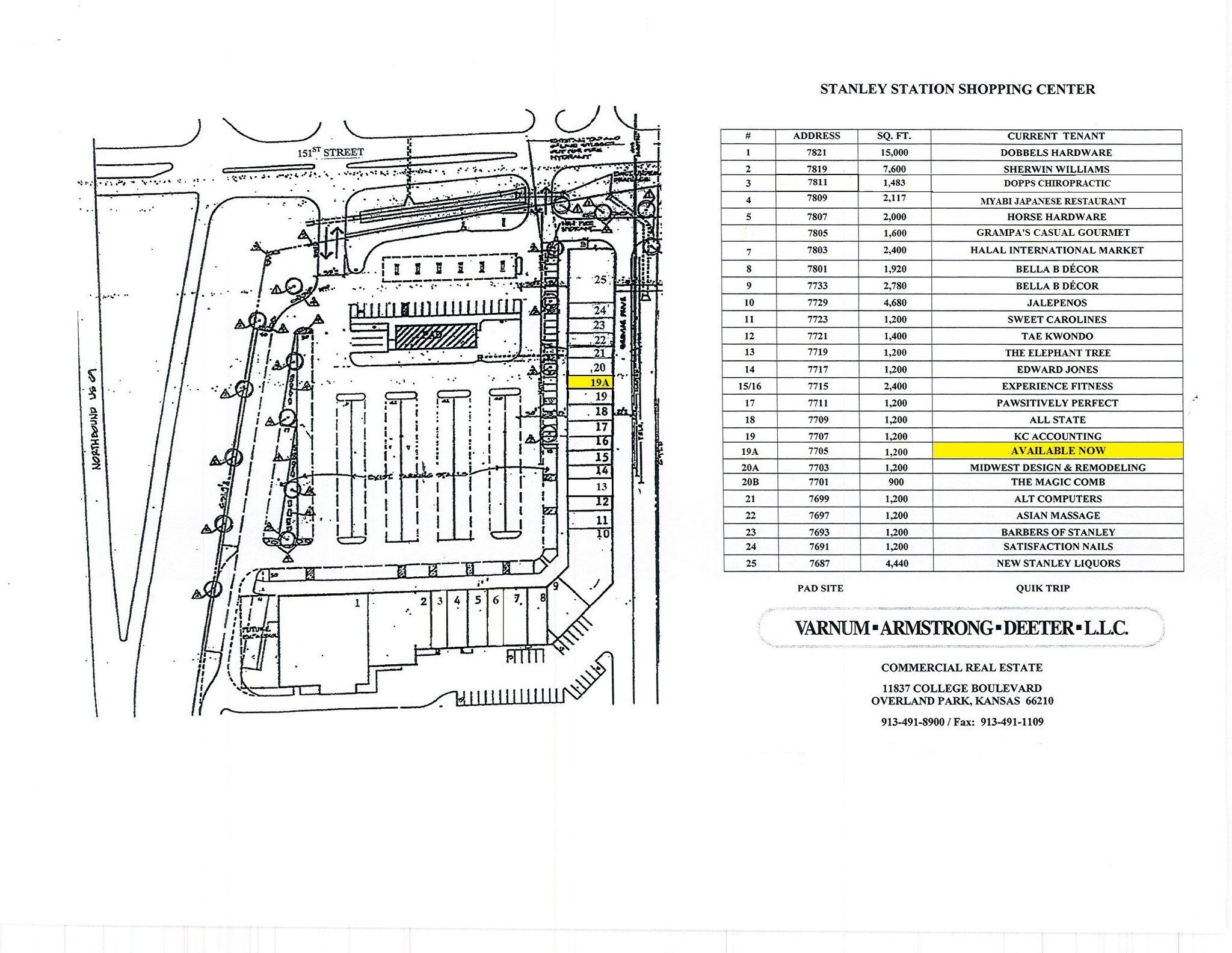 7683-7821 W 151st St, Overland Park, KS for sale Site Plan- Image 1 of 1