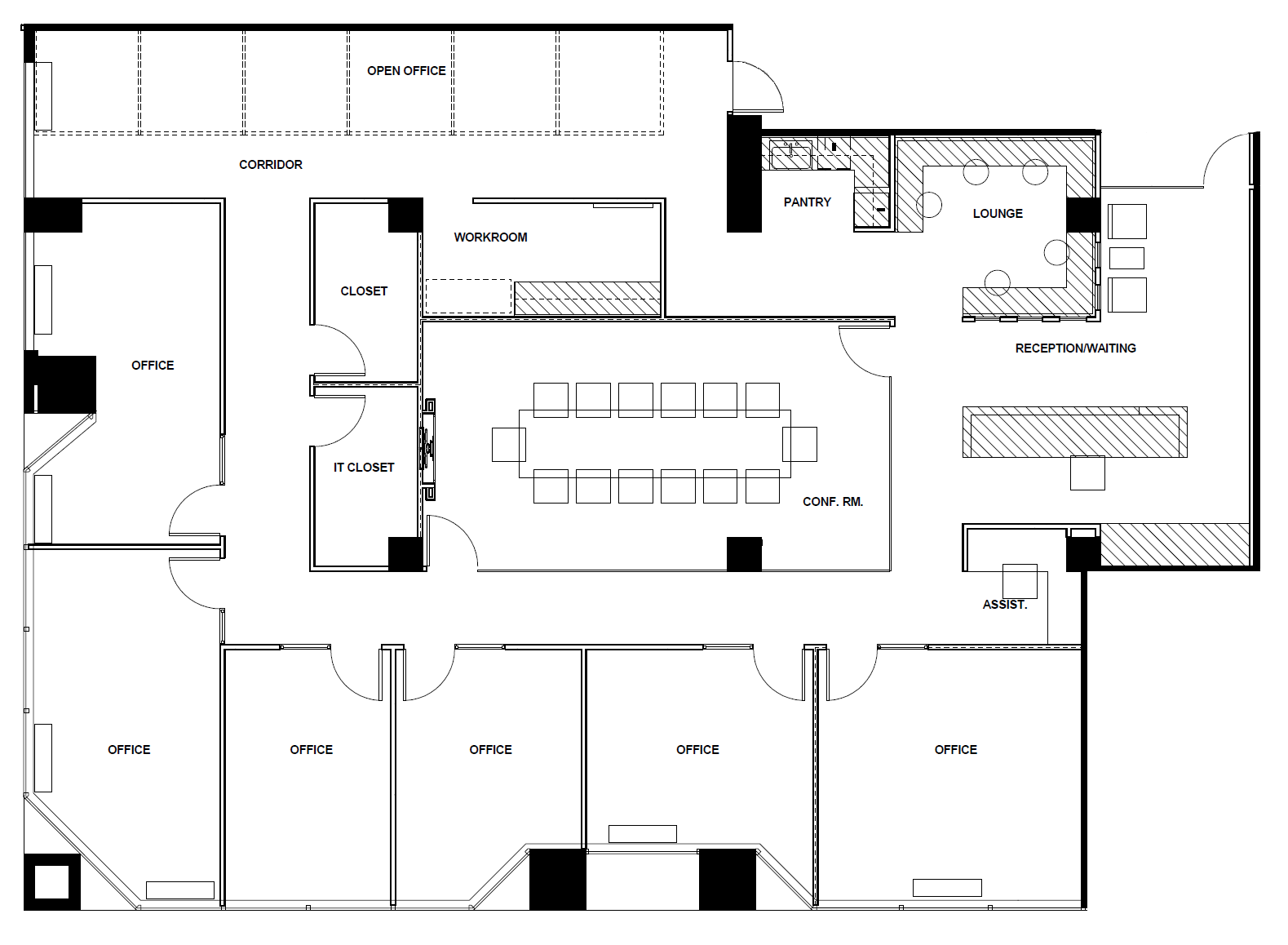 1667 K St NW, Washington, DC for lease Floor Plan- Image 1 of 1