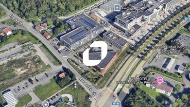 Boulevard De Tournai, Lezennes, NOR - AERIAL map view