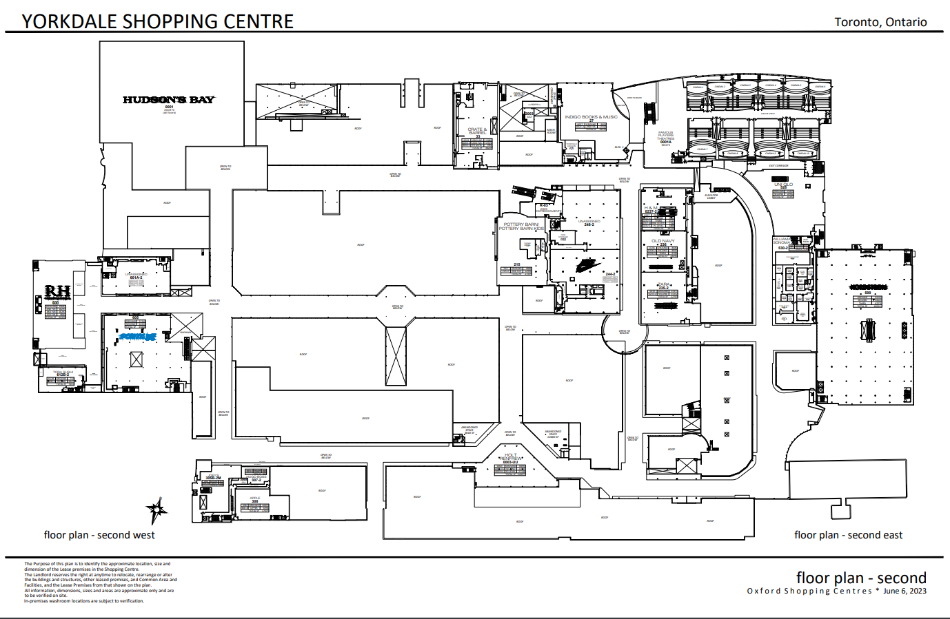 3401 Dufferin St, Toronto, ON for lease Floor Plan- Image 1 of 2