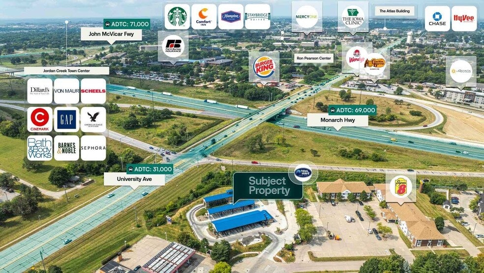 11410 Forest Ave, Clive, IA for sale - Aerial - Image 2 of 2