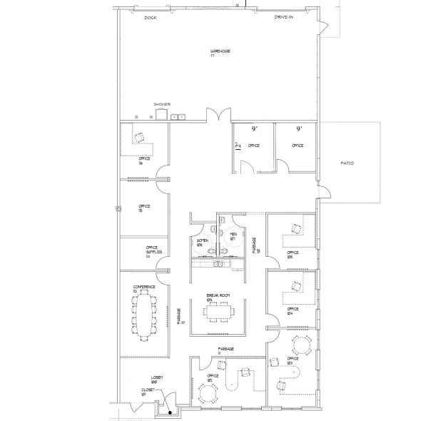 633-645 Spirit Valley Central Dr, Chesterfield, MO 63005 - Unit 645 -  - Floor Plan - Image 1 of 1