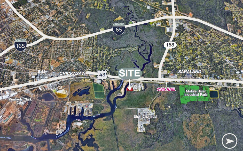 0 Sawmill Rd, Saraland, AL 36611 8.2 AC Industrial land