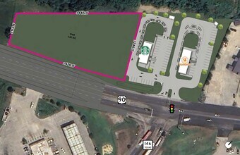 NEQ US-90 & SH-146, Dayton, TX - AERIAL map view - Image1
