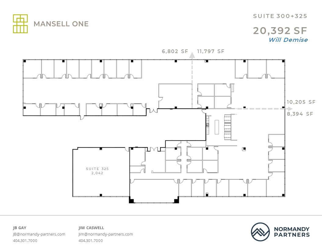 3700 Mansell Rd, Alpharetta, GA for lease Floor Plan- Image 1 of 3