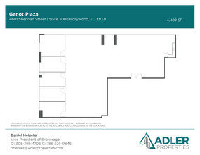 4601 Sheridan St, Hollywood, FL for lease Floor Plan- Image 1 of 1