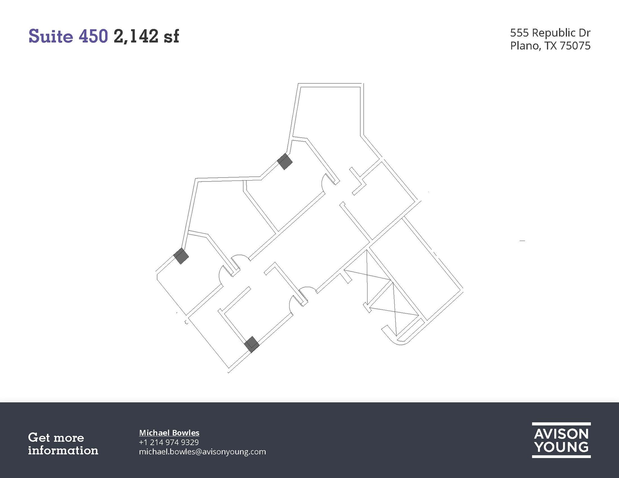 555 Republic Dr, Plano, TX for lease Floor Plan- Image 1 of 6