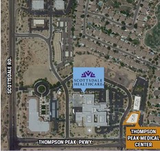 20201 N Scottsdale Healthcare Dr, Scottsdale, AZ - aerial  map view