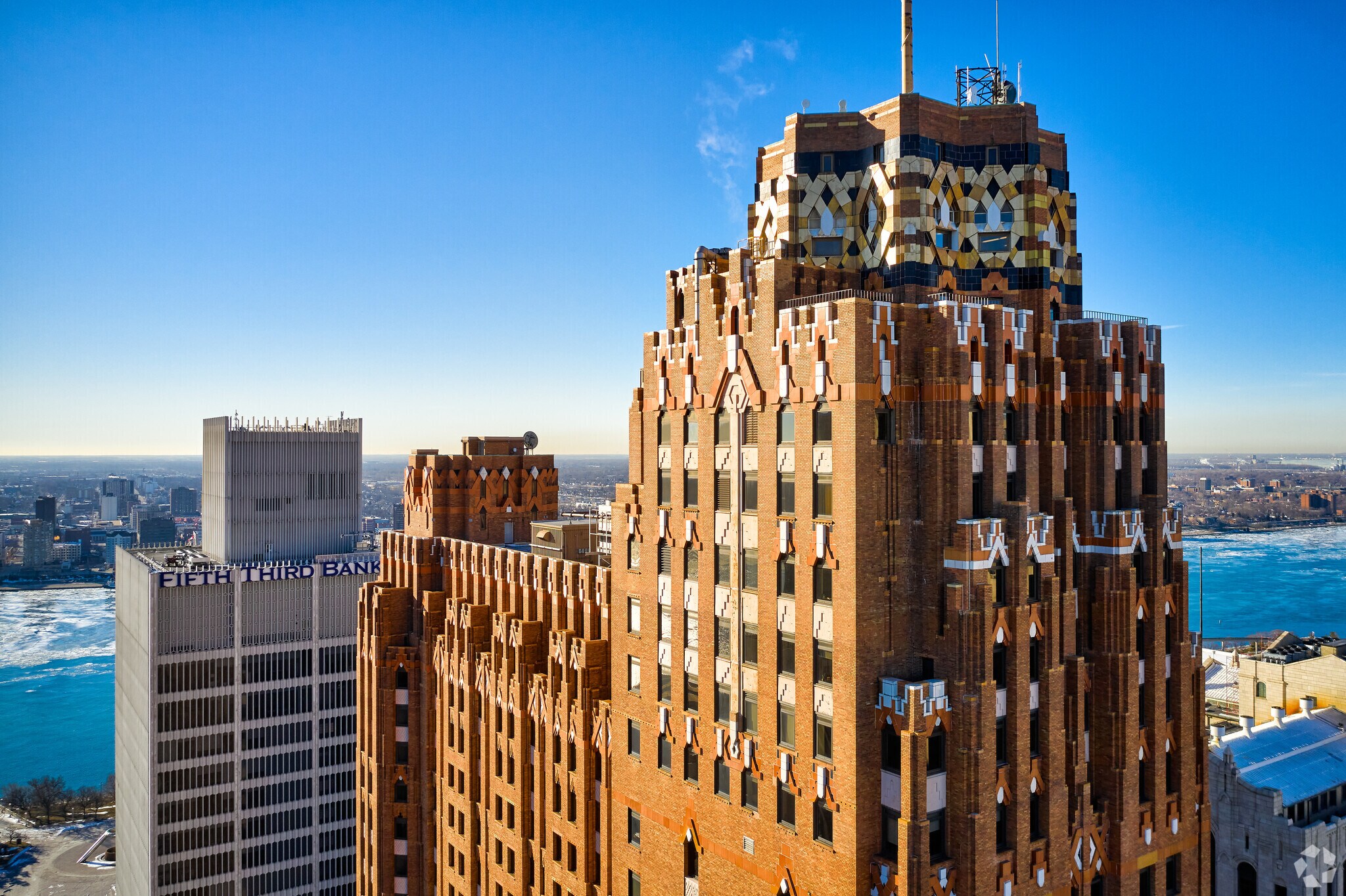 500 Griswold St, Detroit, MI for lease Aerial- Image 1 of 20