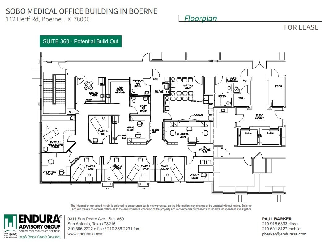 112 Herff Rd, Boerne, TX for lease Floor Plan- Image 1 of 1