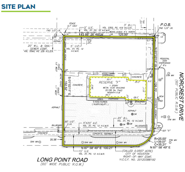 8500 Long Point Rd, Houston, TX for lease - Site Plan - Image 2 of 3