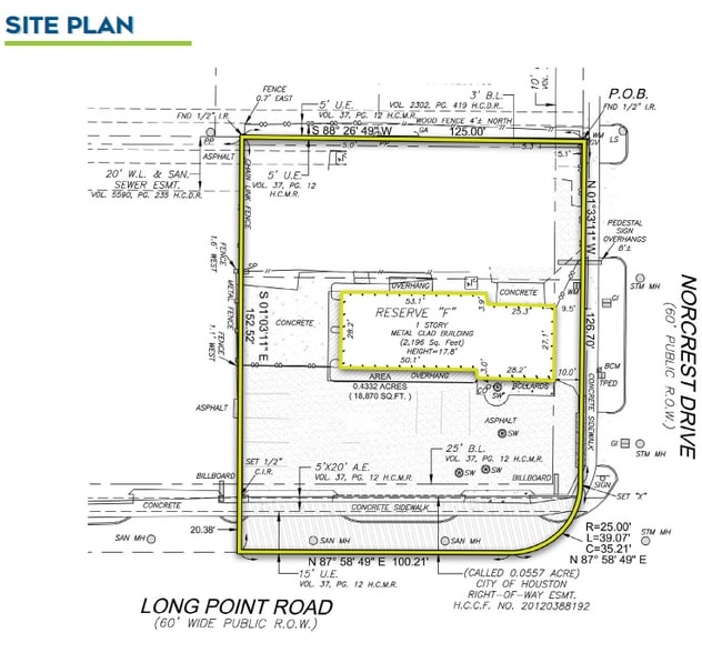 8500 Long Point Rd, Houston, TX for lease - Site Plan - Image 3 of 4