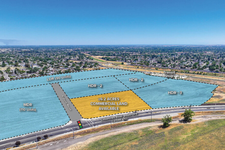 Cosumnes River Blvd, Sacramento, CA for sale - Aerial - Image 2 of 5